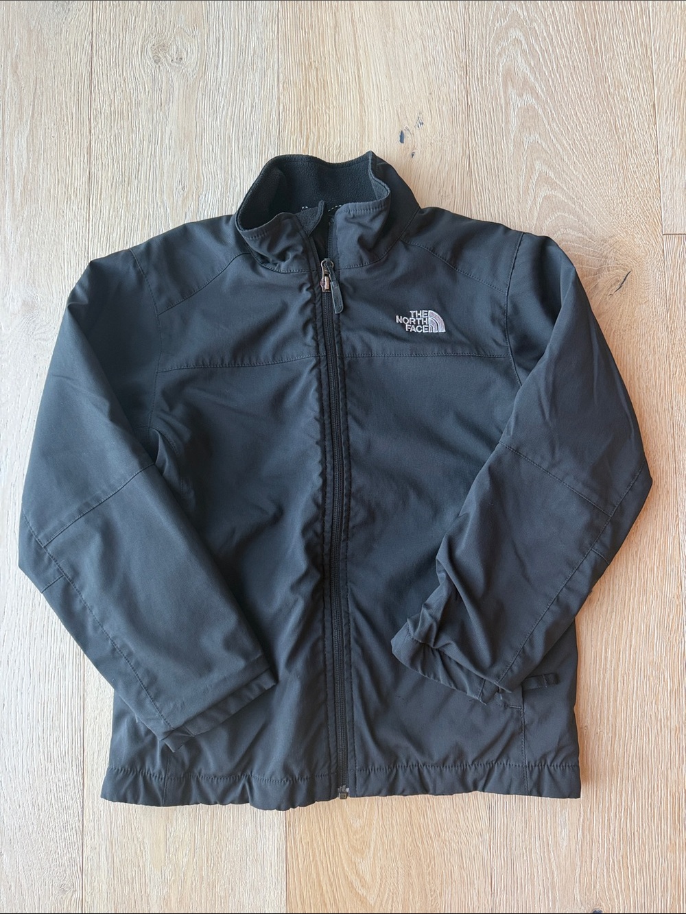The North Face Black Kids Lightweight Jacket with Logo